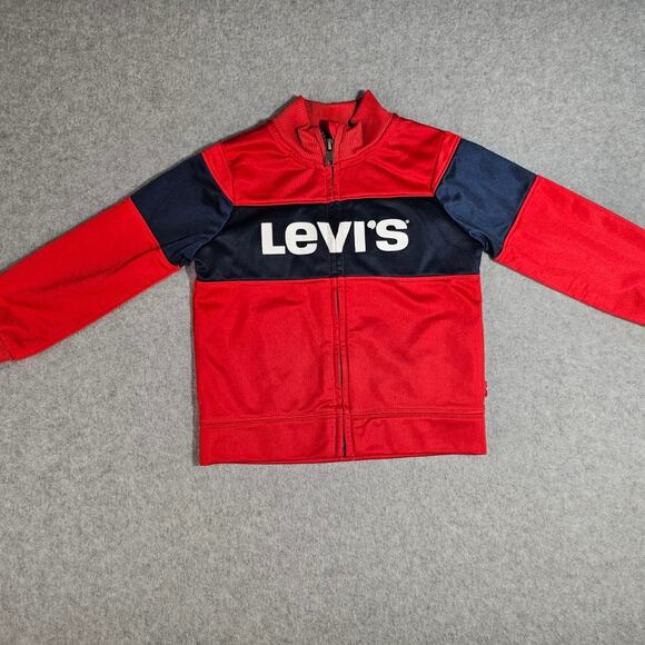 E1007 Levi’s Red and Blue Kid Jacket size 24 months - Picture 1 of 2